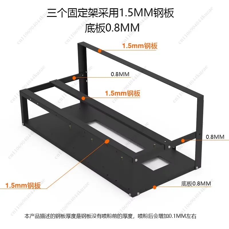 for 6/8 GPU Open Air Mining Ri - Gpu Mining Rig Frame 8 Gpu review and price