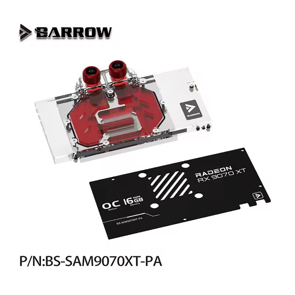 Barrow GPU Water Block For SAP - Rx 9070 Xt review and price