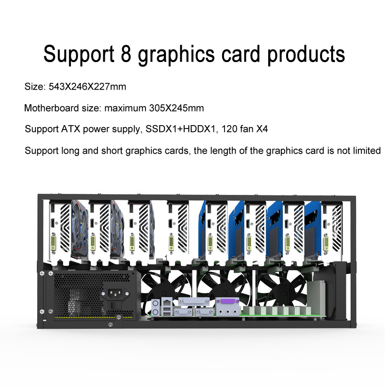 Mining Case Rack Motherboard B - Gpu Mining Rig Frame 8 Gpu review and price