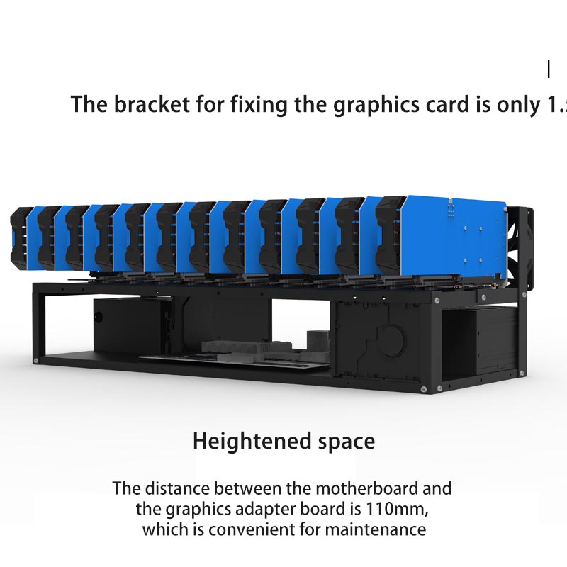 6/8/12 Cards GPU Bracket Open  - Gpu Mining Rig Frame 8 Gpu review and price