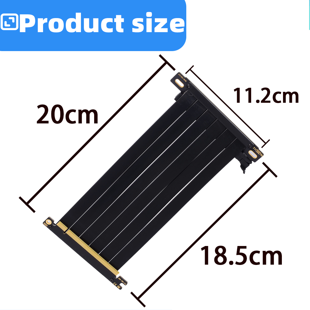 PCIE 3.0 X16 Riser Cable Doubl - Pcie 5.0 Gpu Riser Cable review and price